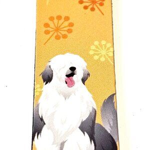 Old English Sheepdog Magnetic Bookmark Dog Lover Reading Marker Page Holder Gift